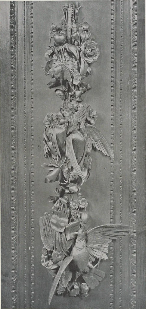 An illustration from Grinling Gibbons and the woodwork of his age (1648-1720), 1914, leaf 224