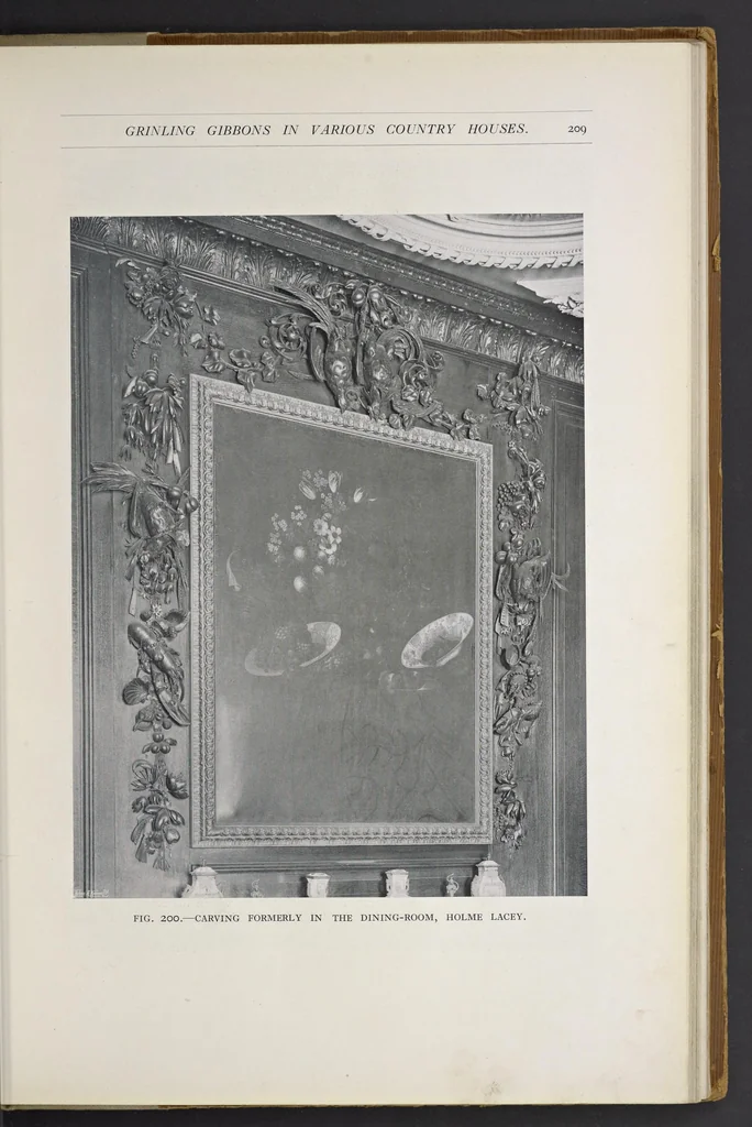 An illustration from Grinling Gibbons and the woodwork of his age (1648-1720), 1914, leaf 226
