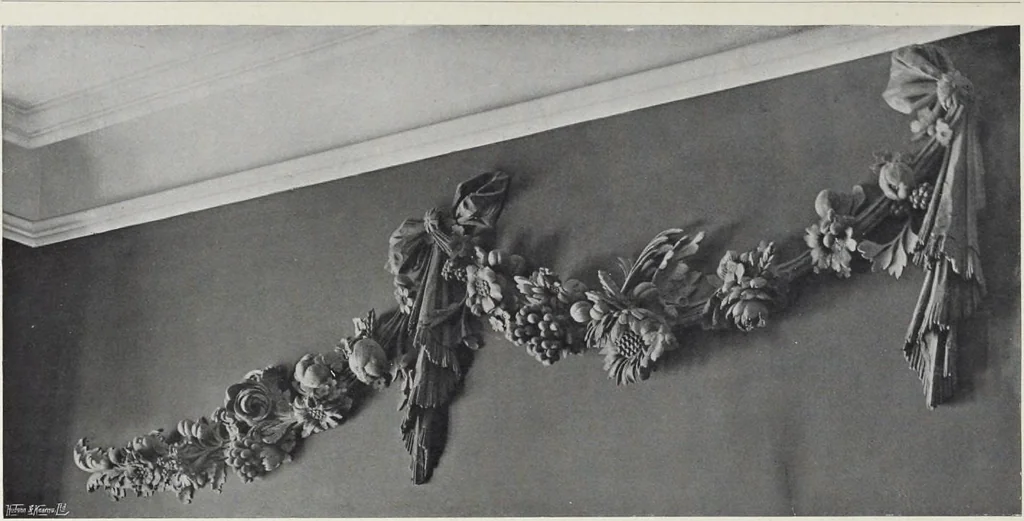 An illustration from Grinling Gibbons and the woodwork of his age (1648-1720), 1914, leaf 229