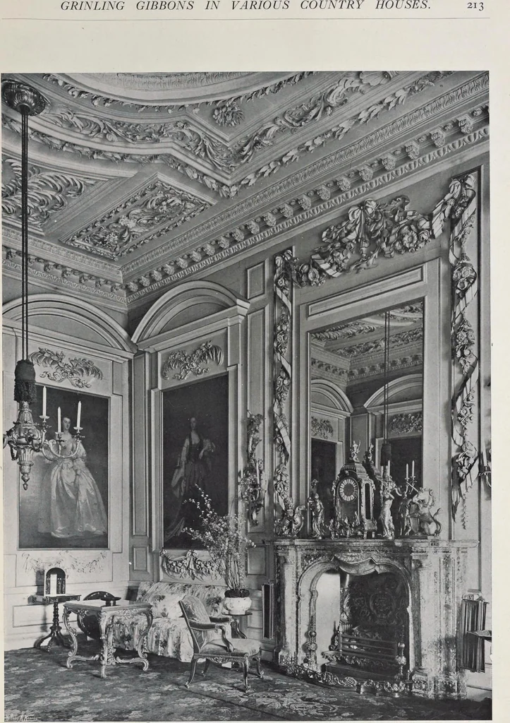 An illustration from Grinling Gibbons and the woodwork of his age (1648-1720), 1914, leaf 230