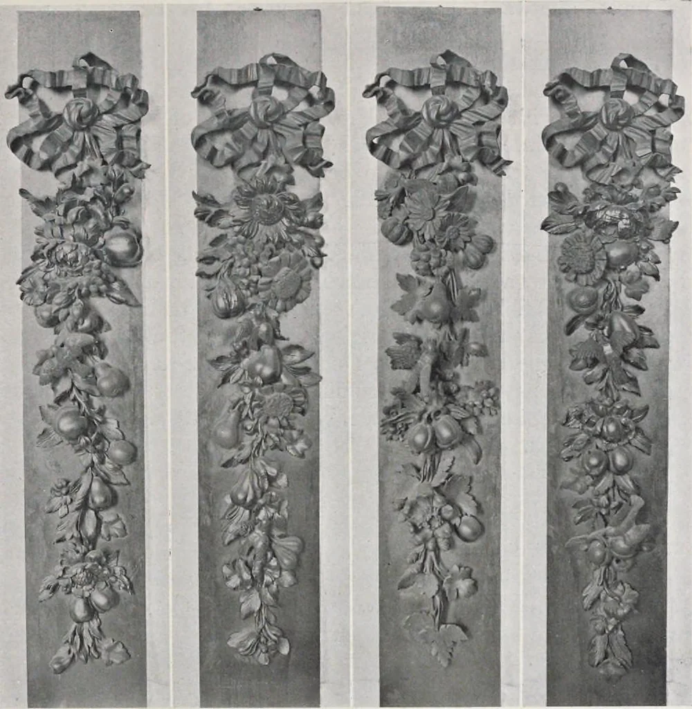 An illustration from Grinling Gibbons and the woodwork of his age (1648-1720), 1914, leaf 238