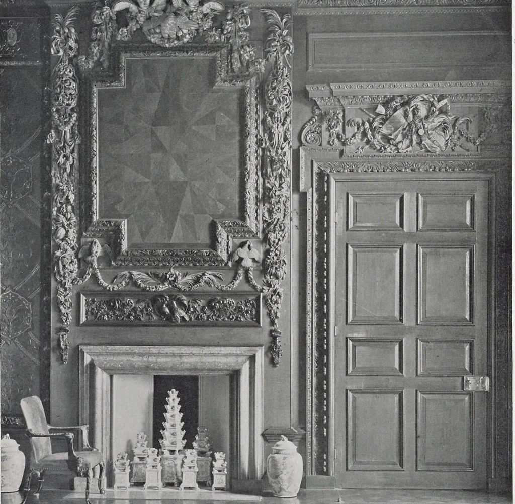 An illustration from Grinling Gibbons and the woodwork of his age (1648-1720), 1914, leaf 244