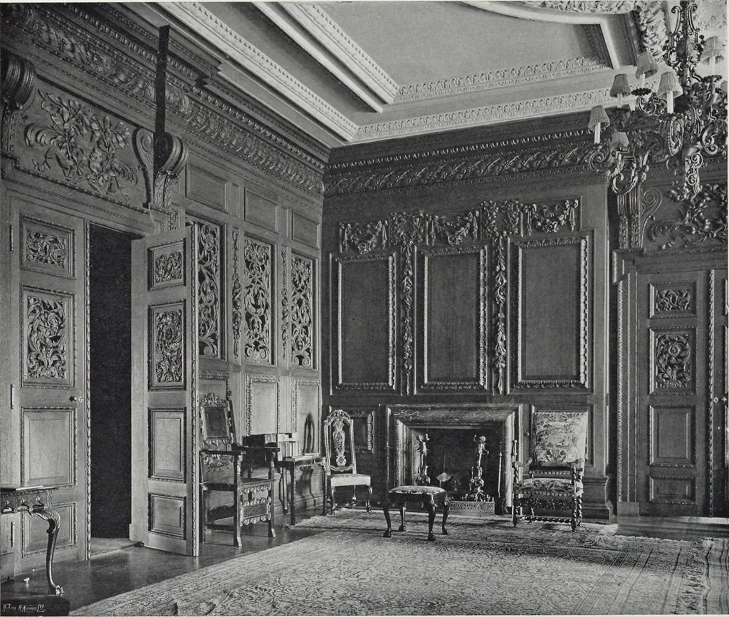 An illustration from Grinling Gibbons and the woodwork of his age (1648-1720), 1914, leaf 247
