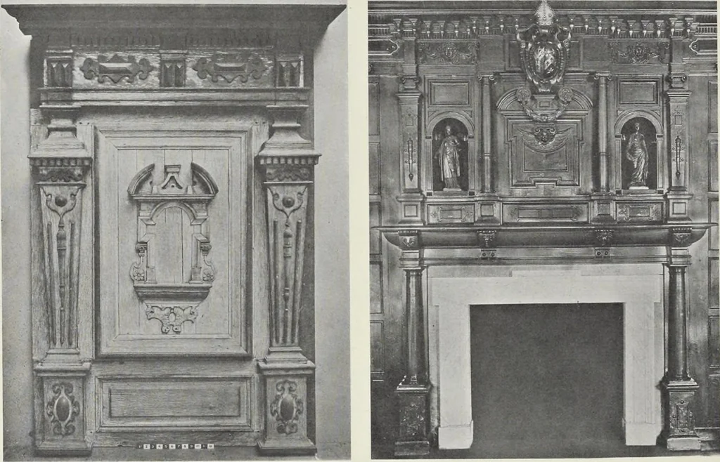 An illustration from Grinling Gibbons and the woodwork of his age (1648-1720), 1914, leaf 25