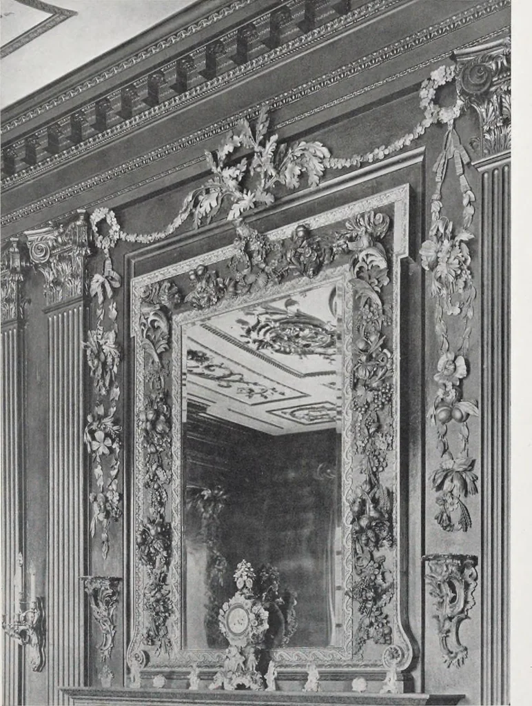 An illustration from Grinling Gibbons and the woodwork of his age (1648-1720), 1914, leaf 258