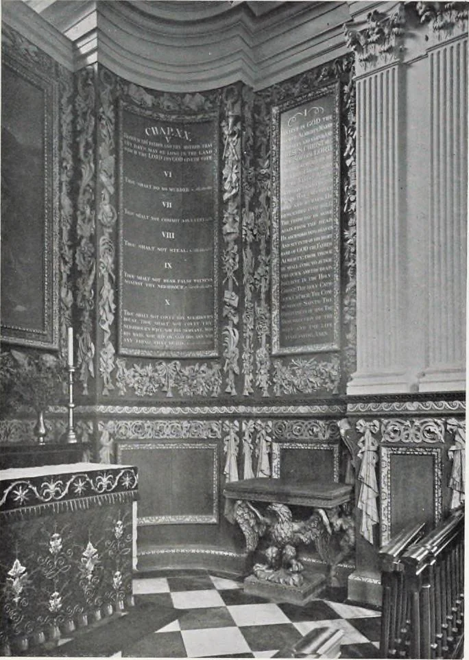 An illustration from Grinling Gibbons and the woodwork of his age (1648-1720), 1914, leaf 262