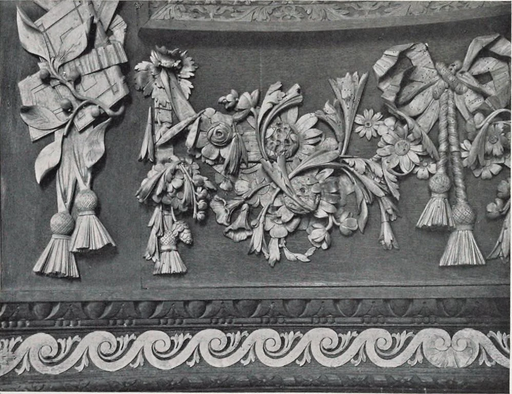 An illustration from Grinling Gibbons and the woodwork of his age (1648-1720), 1914, leaf 262