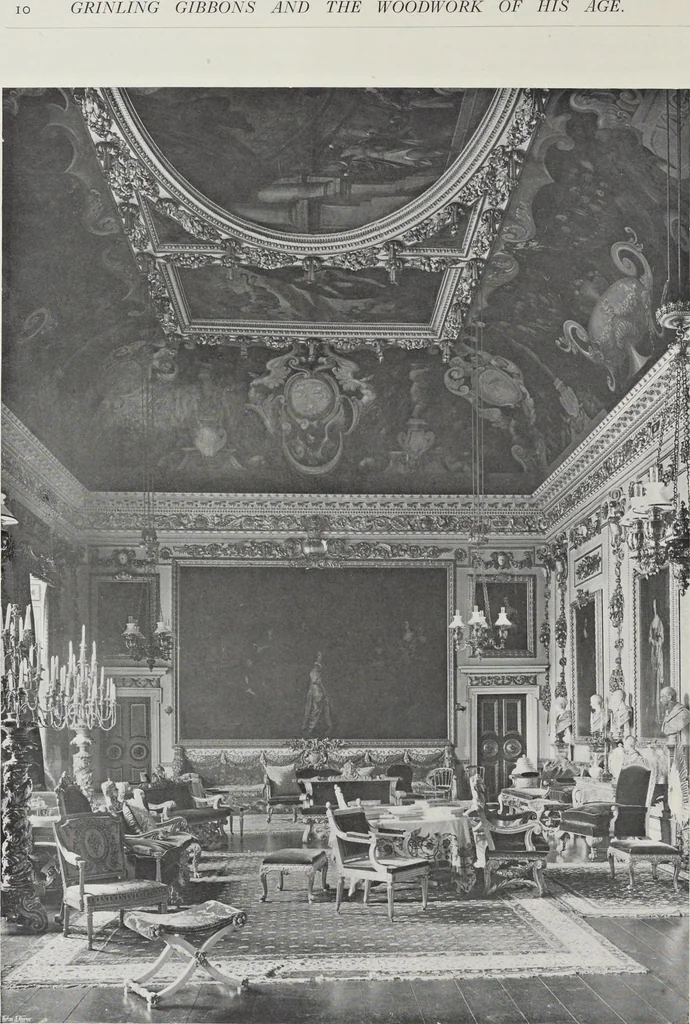 An illustration from Grinling Gibbons and the woodwork of his age (1648-1720), 1914, leaf 27