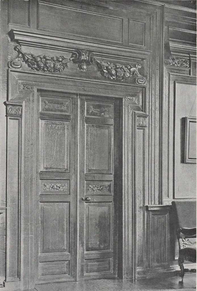 An illustration from Grinling Gibbons and the woodwork of his age (1648-1720), 1914, leaf 30