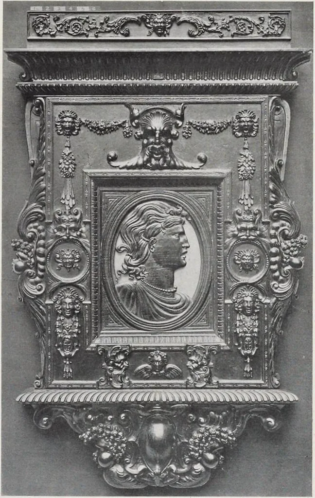 An illustration from Grinling Gibbons and the woodwork of his age (1648-1720), 1914, leaf 34