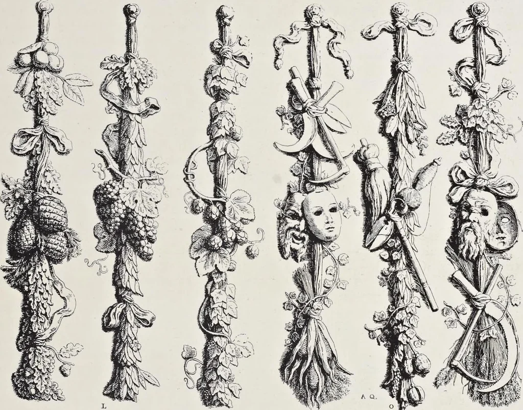 An illustration from Grinling Gibbons and the woodwork of his age (1648-1720), 1914, leaf 38