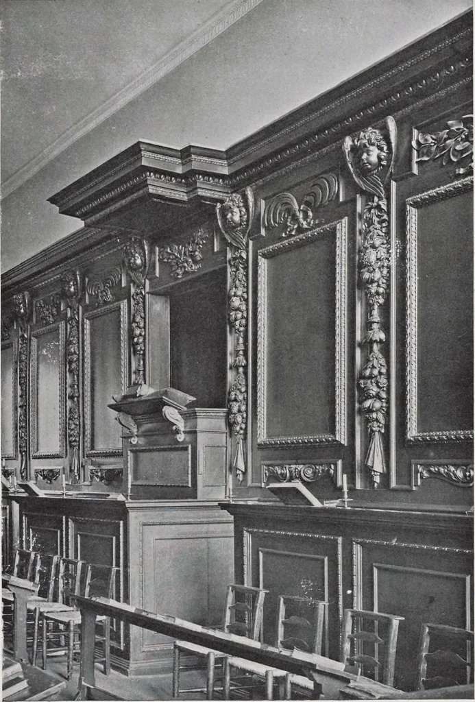 An illustration from Grinling Gibbons and the woodwork of his age (1648-1720), 1914, leaf 40