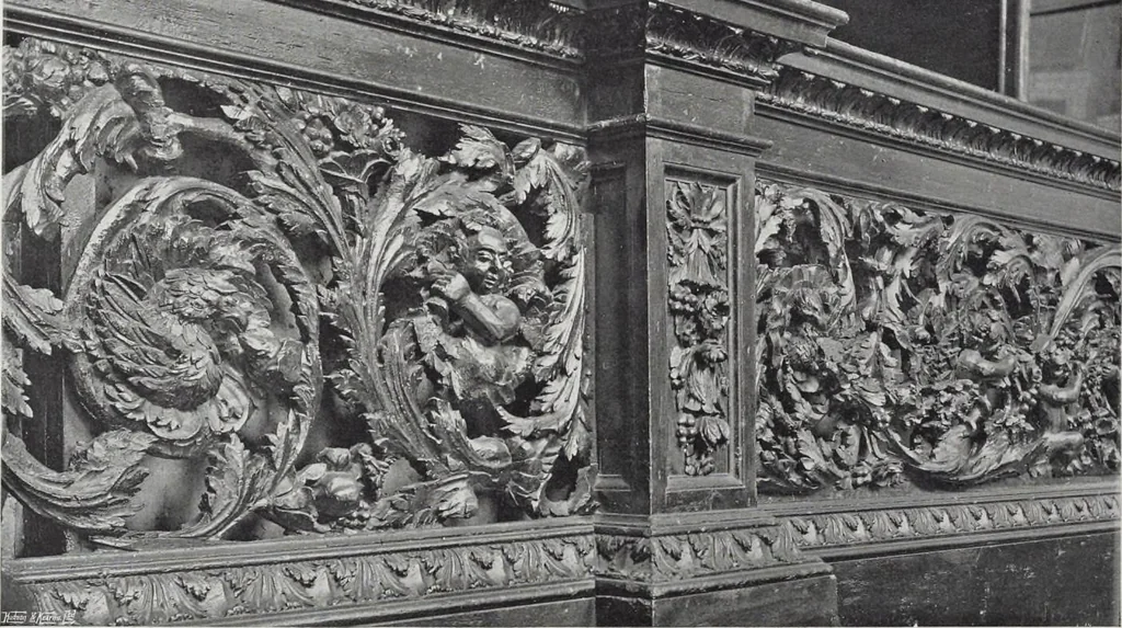 An illustration from Grinling Gibbons and the woodwork of his age (1648-1720), 1914, leaf 47