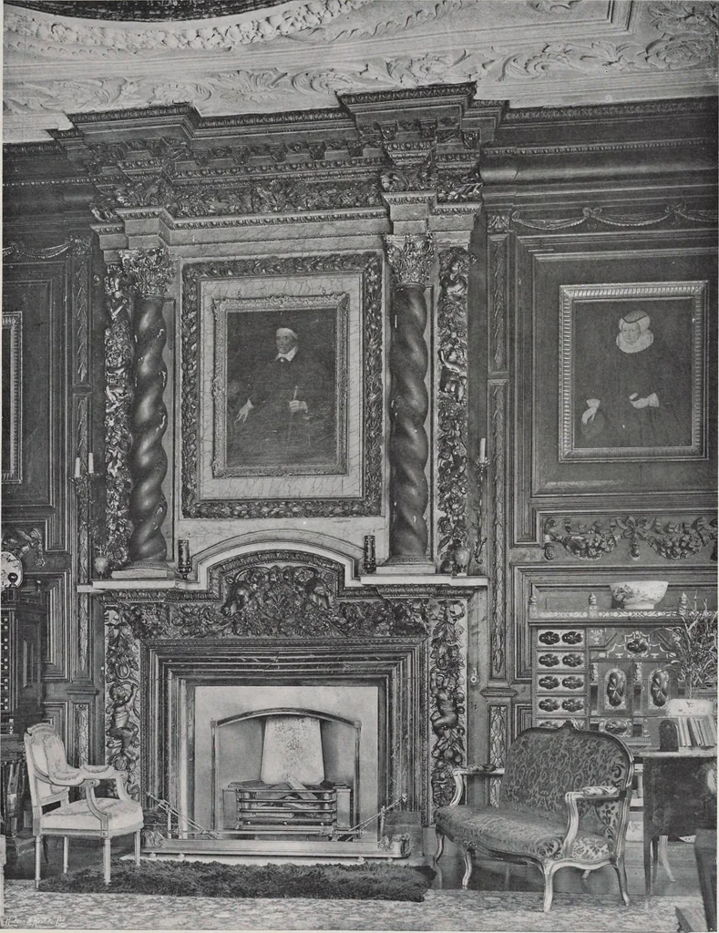 An illustration from Grinling Gibbons and the woodwork of his age (1648-1720), 1914, leaf 52