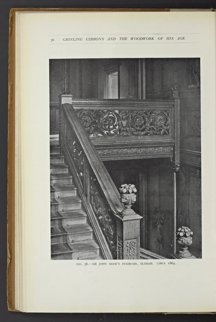 An illustration from Grinling Gibbons and the woodwork of his age (1648-1720), 1914, leaf 53
