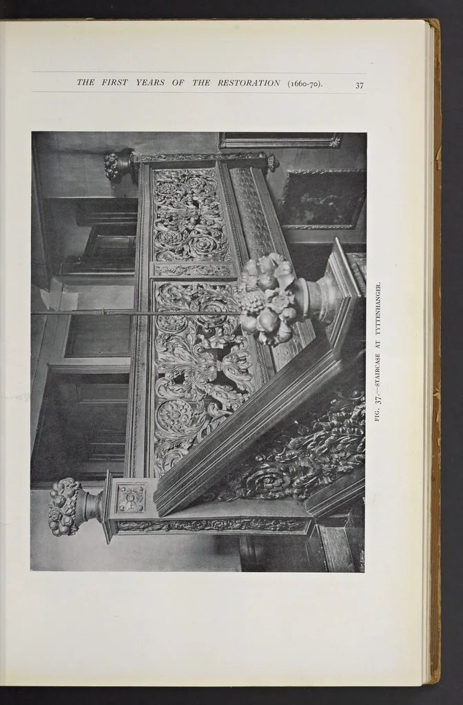 An illustration from Grinling Gibbons and the woodwork of his age (1648-1720), 1914, leaf 54