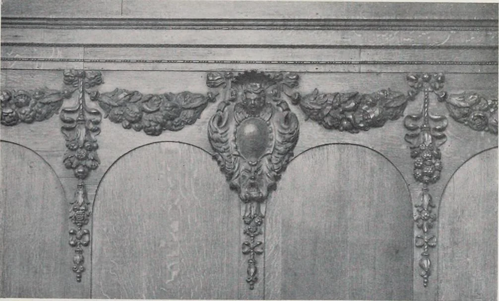 An illustration from Grinling Gibbons and the woodwork of his age (1648-1720), 1914, leaf 56
