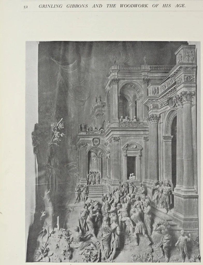 An illustration from Grinling Gibbons and the woodwork of his age (1648-1720), 1914, leaf 69