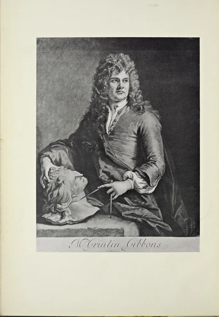 An illustration from Grinling Gibbons and the woodwork of his age (1648-1720), 1914, leaf 7