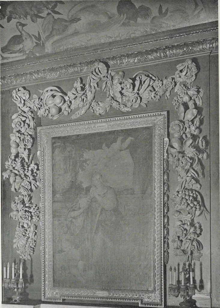 An illustration from Grinling Gibbons and the woodwork of his age (1648-1720), 1914, leaf 75