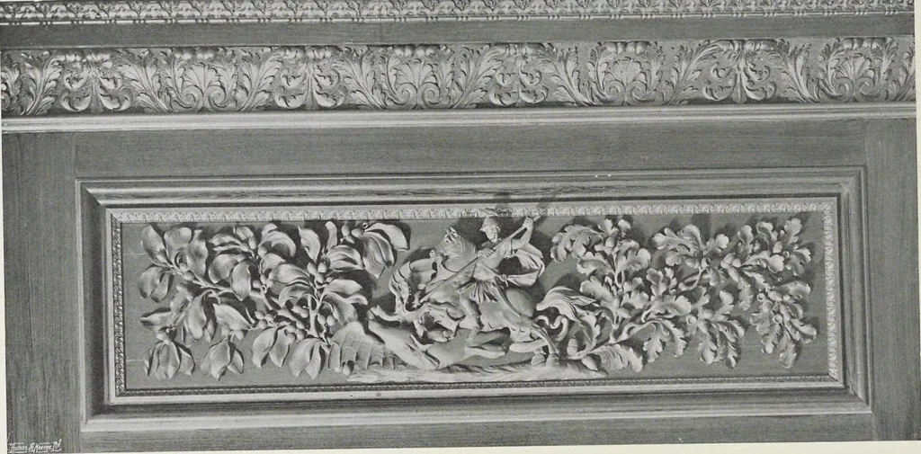 An illustration from Grinling Gibbons and the woodwork of his age (1648-1720), 1914, leaf 81