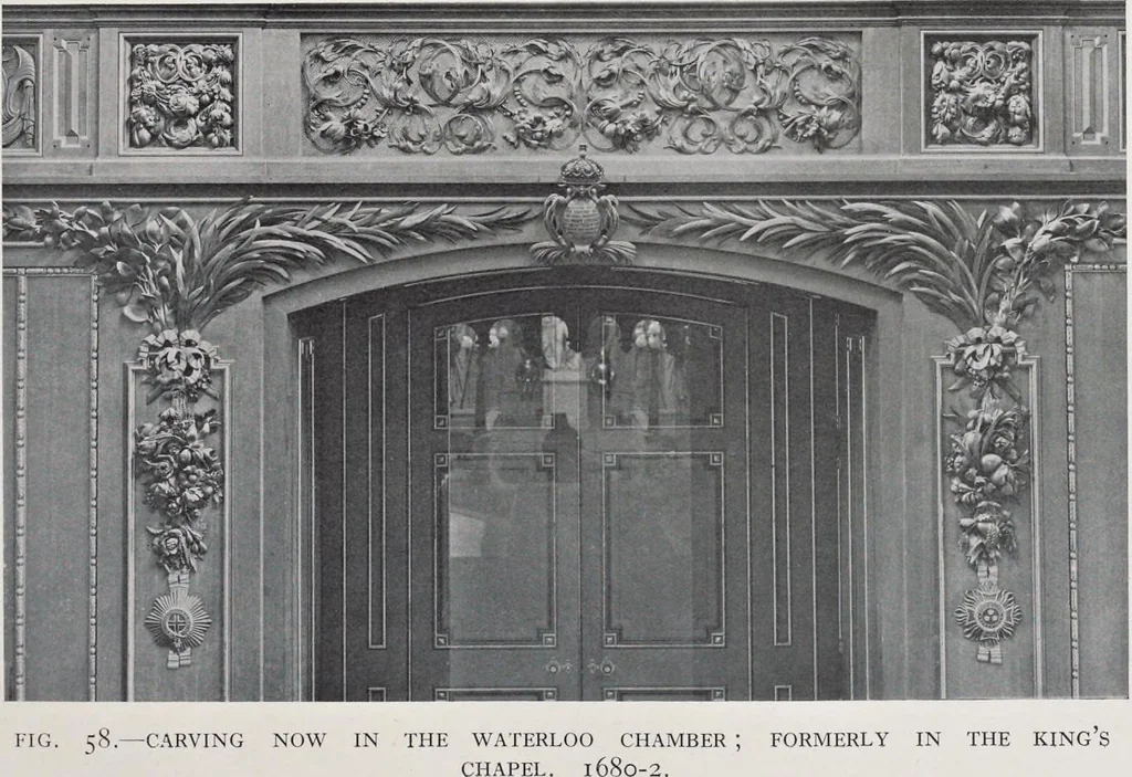 An illustration from Grinling Gibbons and the woodwork of his age (1648-1720), 1914, leaf 82