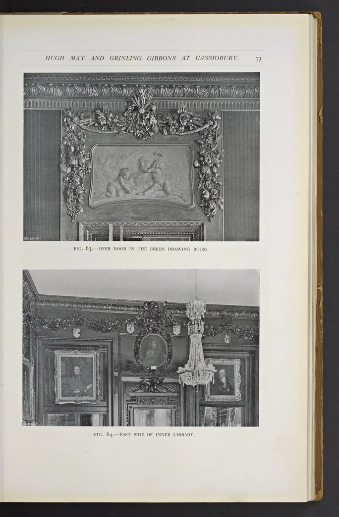 An illustration from Grinling Gibbons and the woodwork of his age (1648-1720), 1914, leaf 90
