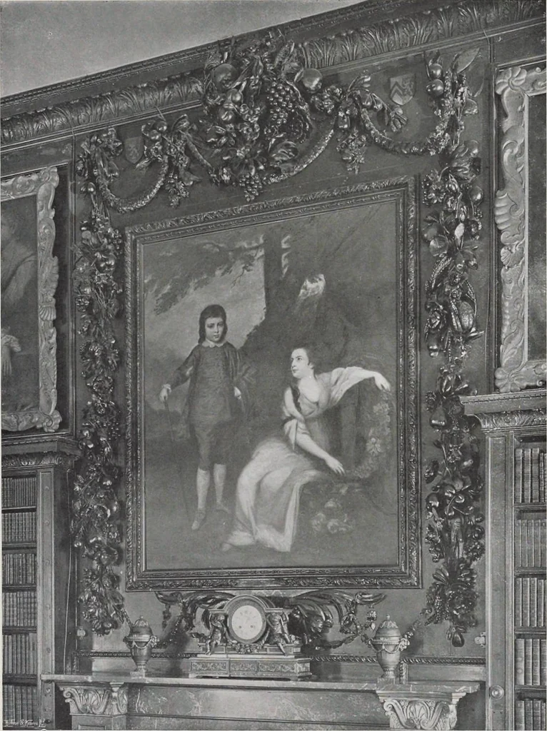An illustration from Grinling Gibbons and the woodwork of his age (1648-1720), 1914, leaf 92