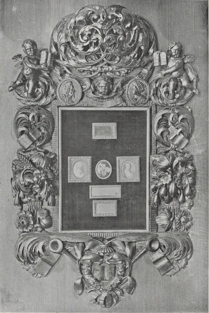 An illustration from Grinling Gibbons and the woodwork of his age (1648-1720), 1914, leaf 93