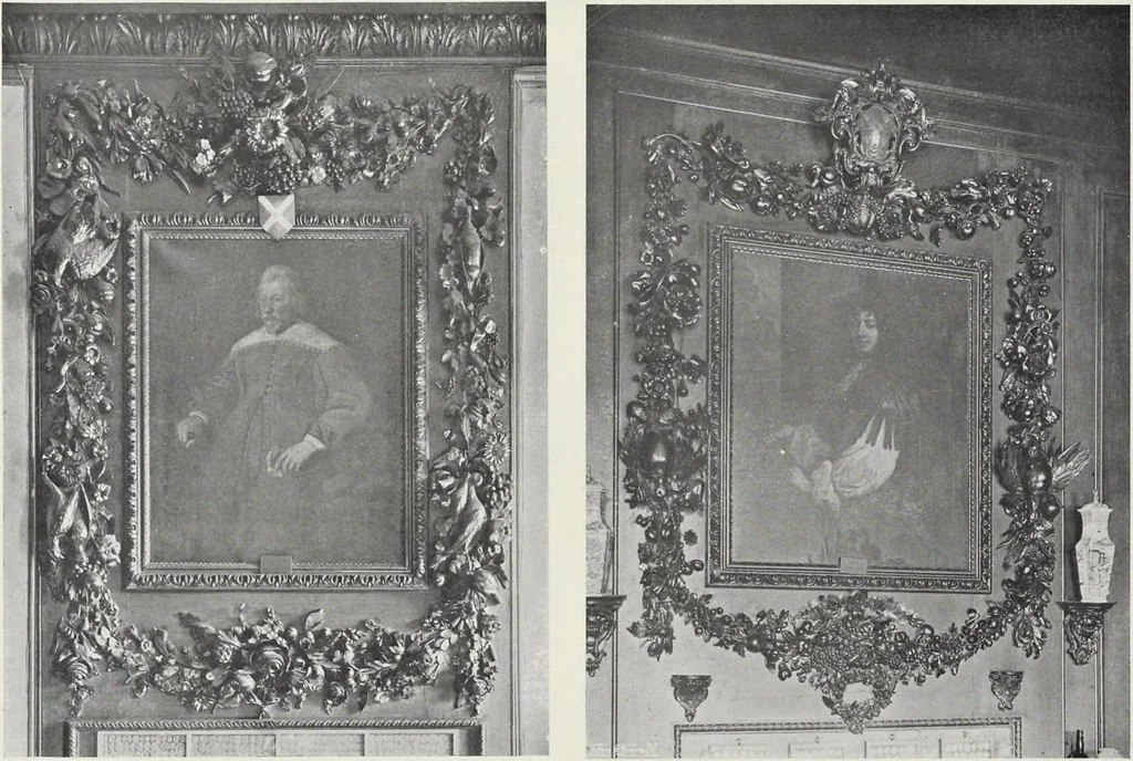 An illustration from Grinling Gibbons and the woodwork of his age (1648-1720), 1914, leaf 95