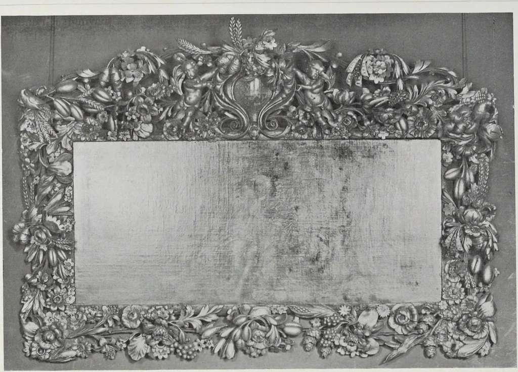 An illustration from Grinling Gibbons and the woodwork of his age (1648-1720), 1914, leaf 99