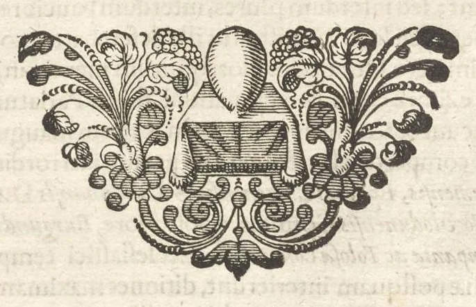 An illustration from Excellentium familiarum in Gallia genealogiae : a prima earundem origine usque ad praesens aevum deductae et notis historicis, quibus memorabilia regni Galliae, regumque et clarorum toga et sago virorum facta moresque ac dignitates recensentur, illustratae, cum iconibus insignium & indicibus necessariis, 1687, leaf 247