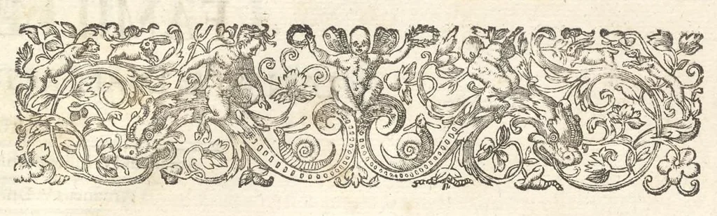 An illustration from Excellentium familiarum in Gallia genealogiae : a prima earundem origine usque ad praesens aevum deductae et notis historicis, quibus memorabilia regni Galliae, regumque et clarorum toga et sago virorum facta moresque ac dignitates recensentur, illustratae, cum iconibus insignium & indicibus necessariis, 1687, leaf 264