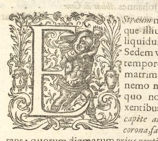 An illustration from Excellentium familiarum in Gallia genealogiae : a prima earundem origine usque ad praesens aevum deductae et notis historicis, quibus memorabilia regni Galliae, regumque et clarorum toga et sago virorum facta moresque ac dignitates recensentur, illustratae, cum iconibus insignium & indicibus necessariis, 1687, leaf 420