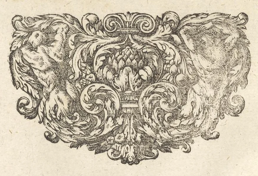 An illustration from Excellentium familiarum in Gallia genealogiae : a prima earundem origine usque ad praesens aevum deductae et notis historicis, quibus memorabilia regni Galliae, regumque et clarorum toga et sago virorum facta moresque ac dignitates recensentur, illustratae, cum iconibus insignium & indicibus necessariis, 1687, leaf 511