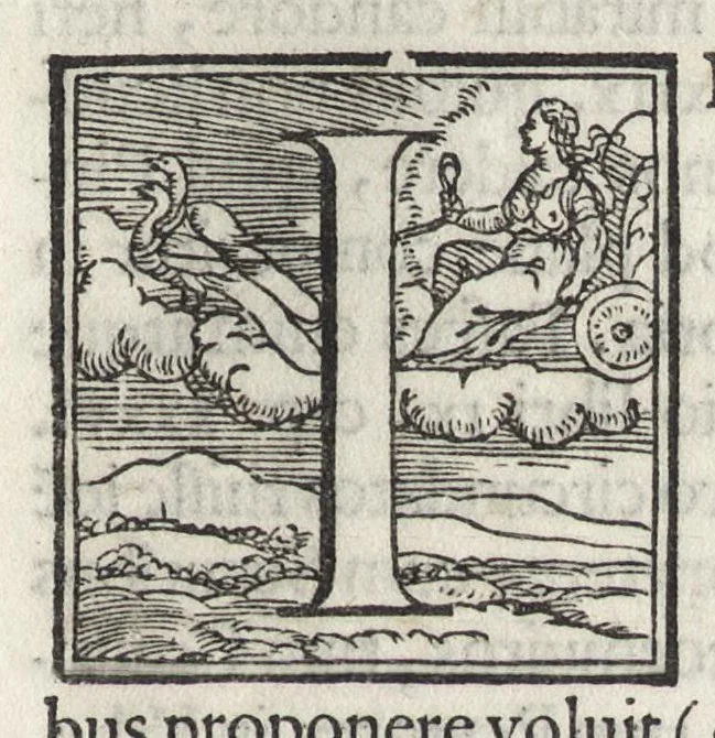 An illustration from Ex libris XXIII commentariorvm in vetera imperatorvm Romanorvm nvmismata Aeneae Vici liber primus, 1560, leaf 92
