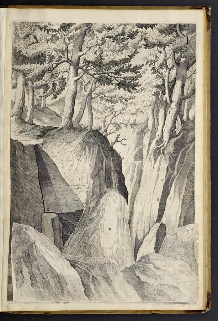 An illustration from Descrizione del sacro monte della Vernia, 1612, leaf 46