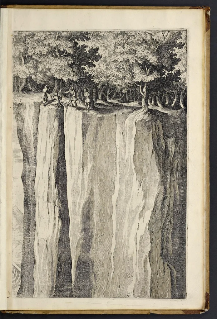 An illustration from Descrizione del sacro monte della Vernia, 1612, leaf 90