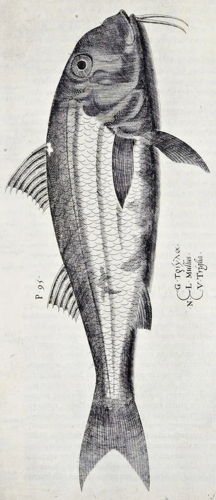 An illustration from Aqvatilium animalivm historiæ, liber primvs : cum eorvmdem formis, ære excvsis, 1554, leaf 490