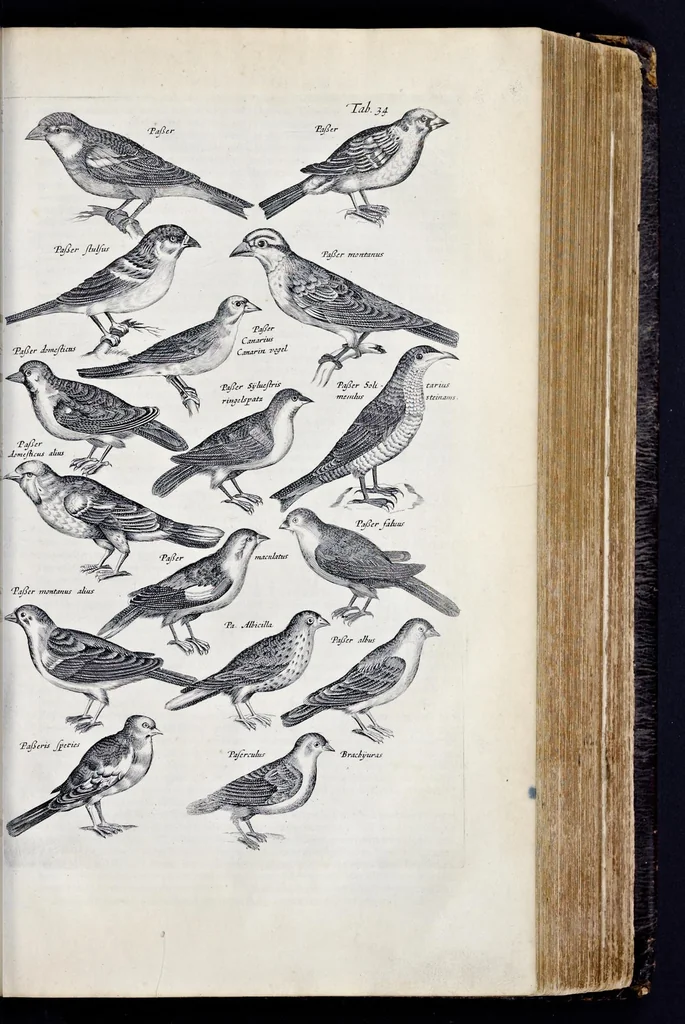 An illustration from I. Jonstons Naeukeurige beschryving van de natuur der vier-voetige dieren, vissen en bloedlooze water-dieren, vogelen, kronkel-dieren, slangen en draken, 1660, leaf 506