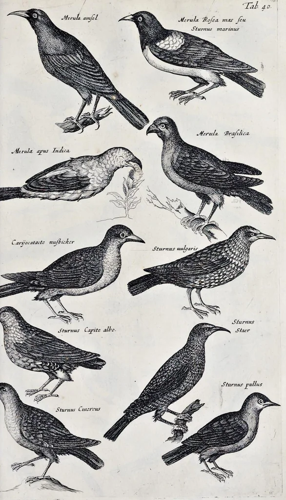 An illustration from I. Jonstons Naeukeurige beschryving van de natuur der vier-voetige dieren, vissen en bloedlooze water-dieren, vogelen, kronkel-dieren, slangen en draken, 1660, leaf 522