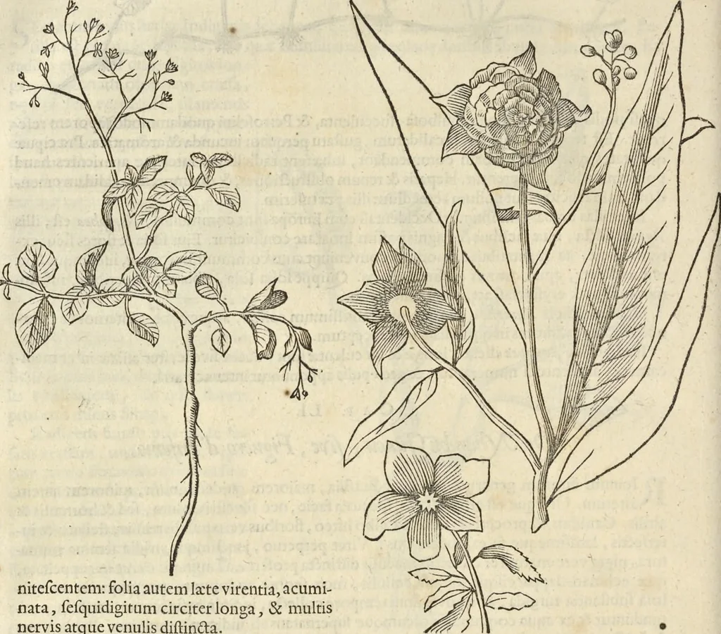 An illustration from Historia naturalis Brasiliae, : auspicio et beneficio illustriss. I. Mauritii Com. Nassau ... adornata : in qua non tantum plantæ et animalia, sed et indigenarum morbi, ingenia et mores describuntur et iconibus supra quingentas illustrantur, 1648, leaf 107