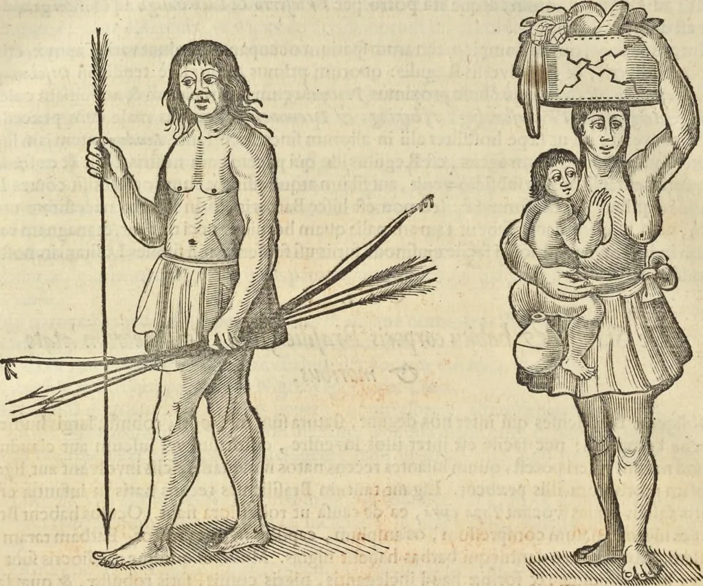 An illustration from Historia naturalis Brasiliae, : auspicio et beneficio illustriss. I. Mauritii Com. Nassau ... adornata : in qua non tantum plantæ et animalia, sed et indigenarum morbi, ingenia et mores describuntur et iconibus supra quingentas illustrantur, 1648, leaf 417