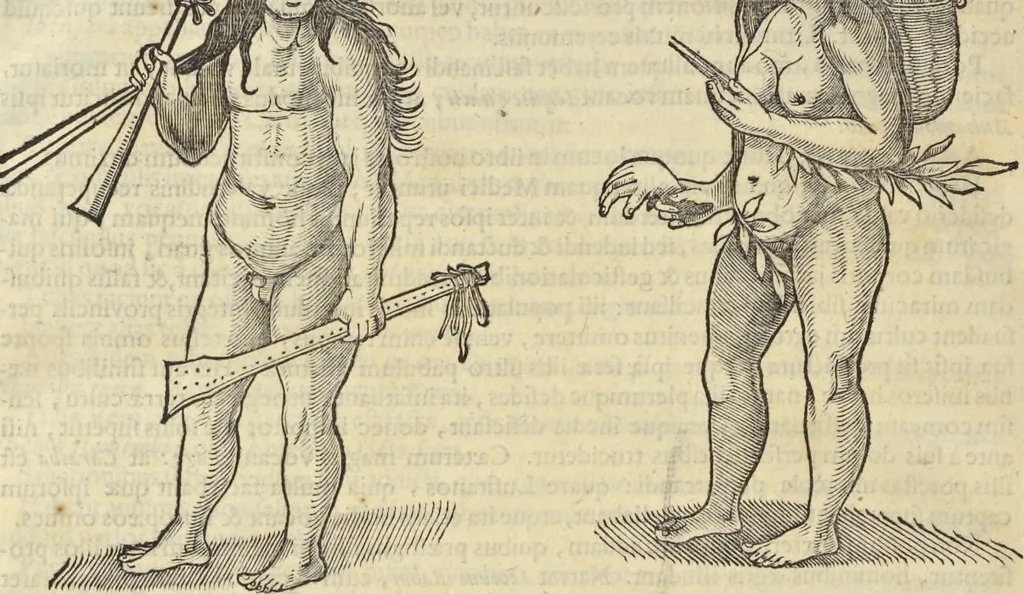 An illustration from Historia naturalis Brasiliae, : auspicio et beneficio illustriss. I. Mauritii Com. Nassau ... adornata : in qua non tantum plantæ et animalia, sed et indigenarum morbi, ingenia et mores describuntur et iconibus supra quingentas illustrantur, 1648, leaf 427