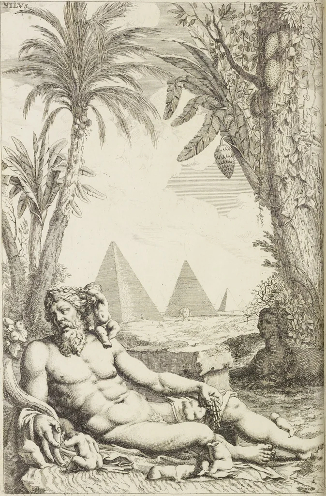 An illustration from Sculpturae veteris admiranda, sive, Delineatio vera perfectissimarum eminentissimarumque statuarum : unà cum artis hujus nobilissimae theoria ... : Carolo Ludovico, comiti Palat. Rheni ... consecrata à Joachimo de Sandrart in Stockau, 1680, leaf 253