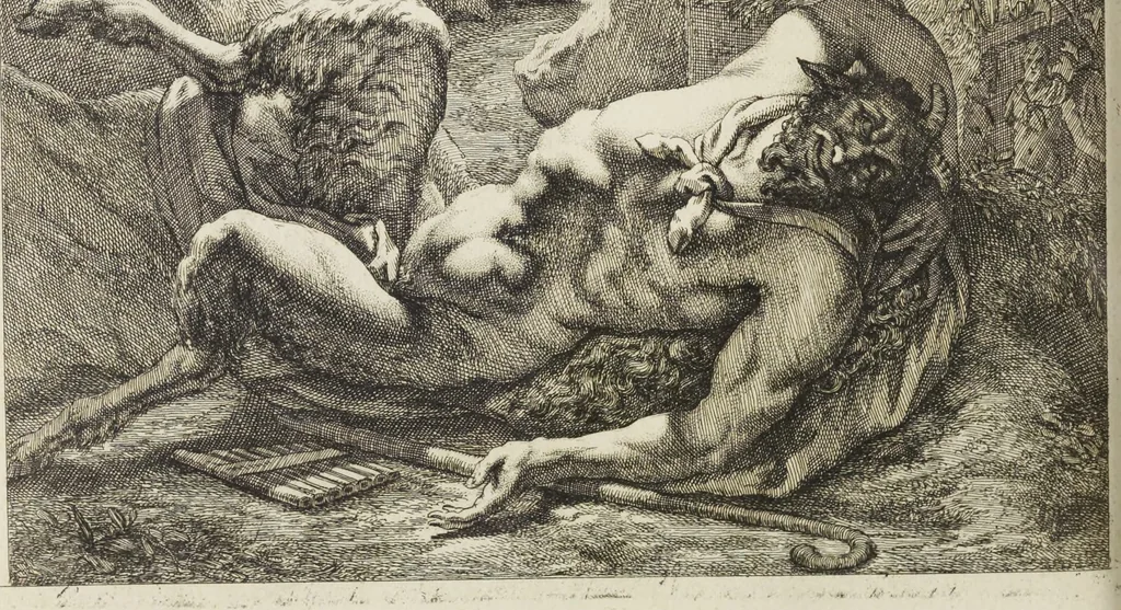 An illustration from Sculpturae veteris admiranda, sive, Delineatio vera perfectissimarum eminentissimarumque statuarum : unà cum artis hujus nobilissimae theoria ... : Carolo Ludovico, comiti Palat. Rheni ... consecrata à Joachimo de Sandrart in Stockau, 1680, leaf 273