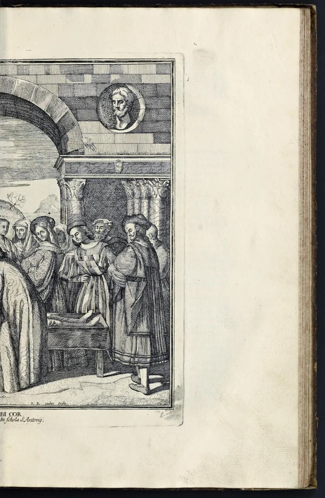 An illustration from Pitture scelte e dichiarate, 1691, leaf 144