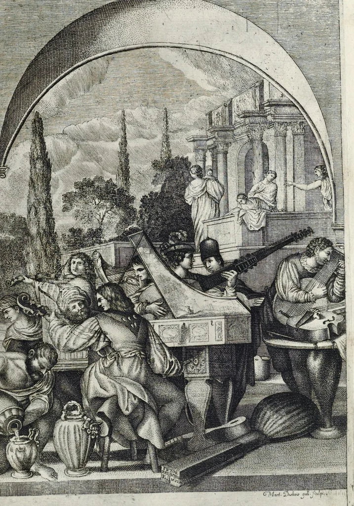 An illustration from Pitture scelte e dichiarate, 1691, leaf 58