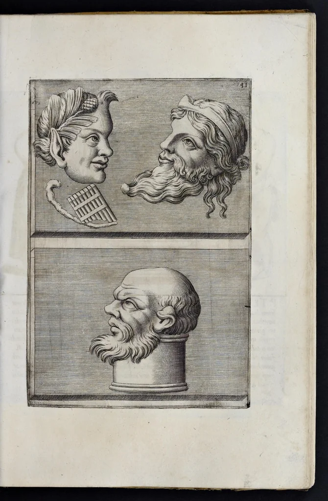 An illustration from Imagines et elogia virorum illustrium et eruditor ex antiquis lapidibus et nomismatib., 1570, leaf 44