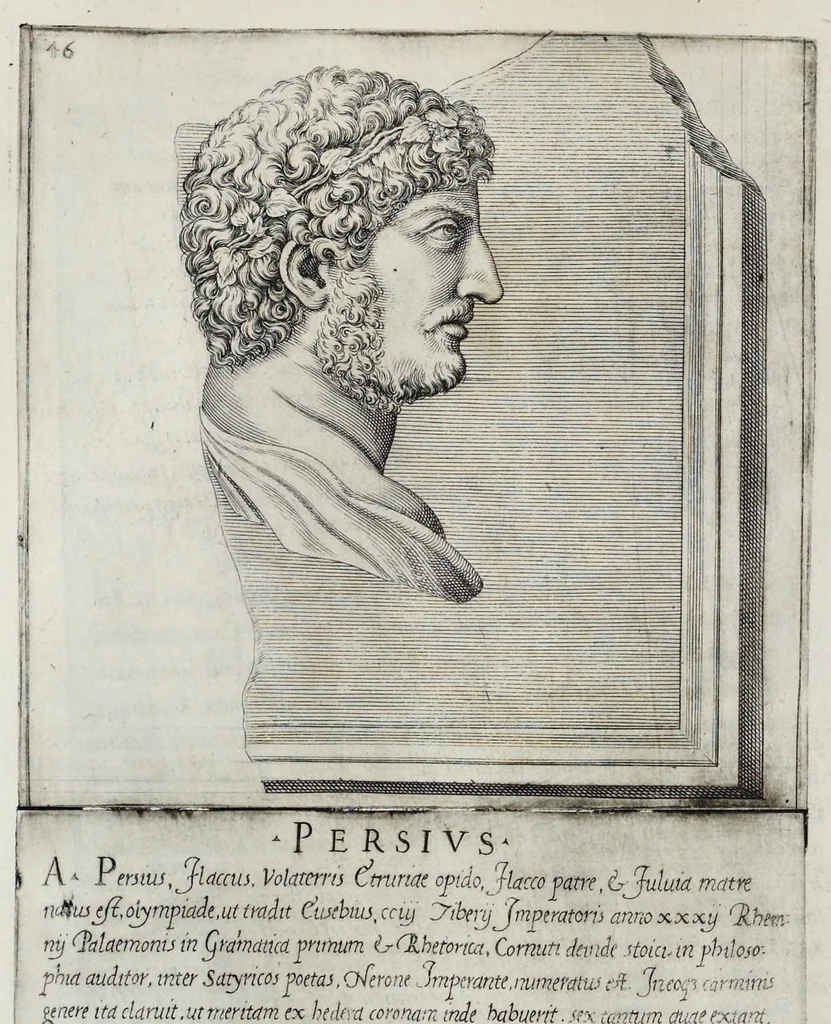 An illustration from Imagines et elogia virorum illustrium et eruditor ex antiquis lapidibus et nomismatib., 1570, leaf 49